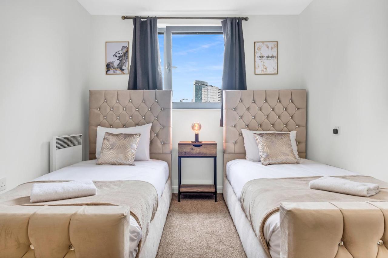 Stylish 4Th Floor 2 Bedroom En Suite City Centre Apartment With Parking By Azura Nights Birmingham Exteriör bild